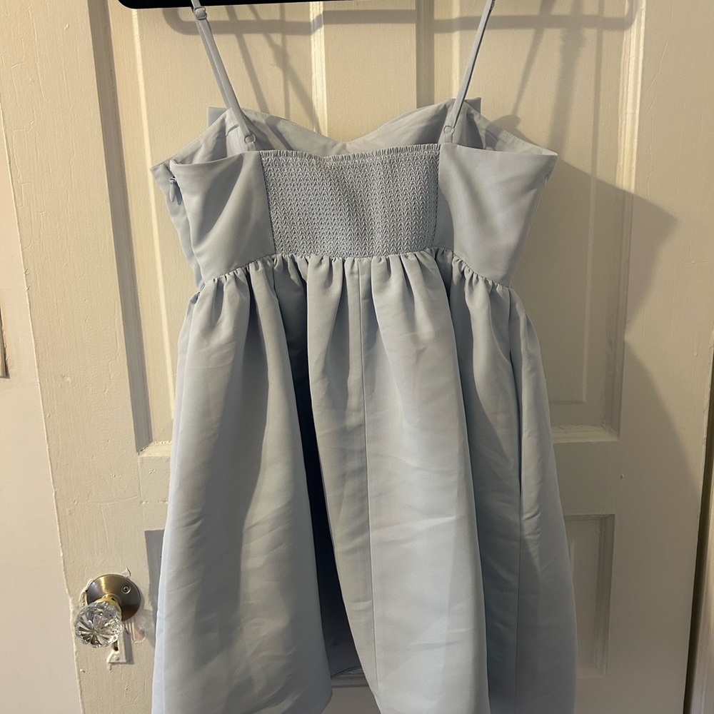 Sachin + Babi Light Blue Dress with Bow Details - Picture 5 of 5